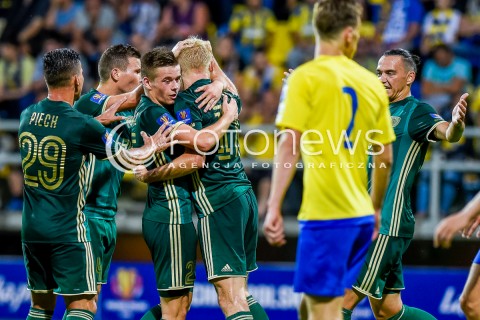  10.08.2017 GDYNIA <br />PILKA NOZNA - 1/16 PUCHARU POLSKI<br />MECZ ARKA GDYNIA - SLASK WROCLAW<br />N/Z ARKADIUSZ PIECH MICHAL MAK ADRIAN LYSZCZARZ MARIUSZ PAWELEC RADOSC GOL BRAMKA<br /> 