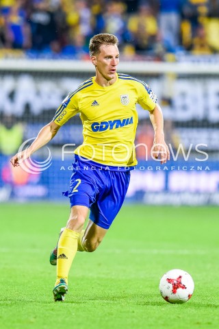  10.08.2017 GDYNIA <br />PILKA NOZNA - 1/16 PUCHARU POLSKI<br />MECZ ARKA GDYNIA - SLASK WROCLAW<br />N/Z TADEUSZ SOCHA<br /> 