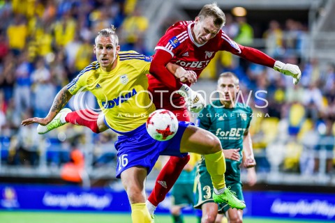  10.08.2017 GDYNIA <br />PILKA NOZNA - 1/16 PUCHARU POLSKI<br />MECZ ARKA GDYNIA - SLASK WROCLAW<br />N/Z ADAM DANCH JAKUB SLOWIK<br /> 