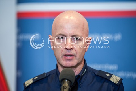  11.08.2017 WARSZAWA<br />BRIEFING PRASOWY W MSWIA<br />N/Z JAROSLAW SZYMCZYK<br /> 