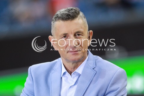  11.08.2017 KRAKOW (TAURON ARENA) <br />XV MEMORIAL HUBERTA JERZEGO WAGNERA <br />MECZ POLSKA - FRANCJA ( MATCH POLAND - FRANCE ) <br />N/Z IRENEUSZ MAZUR GLOWKA PORTRET SYLWETKA <br /> 