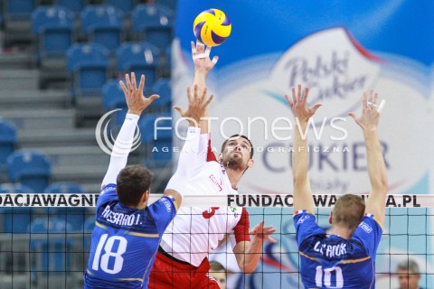  11.08.2017 KRAKOW (TAURON ARENA) <br />XV MEMORIAL HUBERTA JERZEGO WAGNERA <br />MECZ POLSKA - FRANCJA ( MATCH POLAND - FRANCE ) <br />N/Z DAWID KONARSKI <br /> 