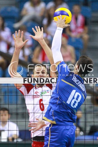  11.08.2017 KRAKOW (TAURON ARENA) <br />XV MEMORIAL HUBERTA JERZEGO WAGNERA <br />MECZ POLSKA - FRANCJA ( MATCH POLAND - FRANCE ) <br />N/Z BARTOSZ KUREK BLOK<br /> 