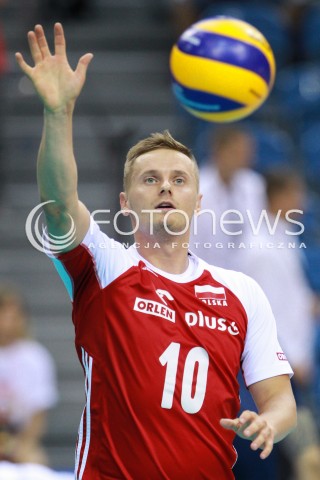 11.08.2017 KRAKOW (TAURON ARENA) <br />XV MEMORIAL HUBERTA JERZEGO WAGNERA <br />MECZ POLSKA - FRANCJA ( MATCH POLAND - FRANCE ) <br />N/Z DAMIAN WOJTASZEK SYLWETKA <br /> 