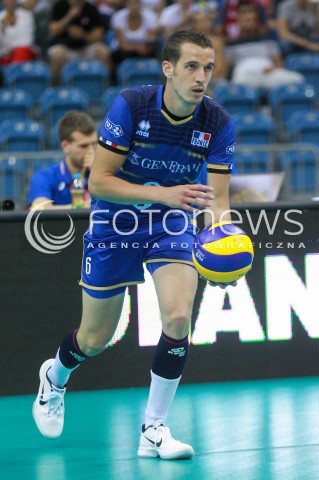  11.08.2017 KRAKOW (TAURON ARENA) <br />XV MEMORIAL HUBERTA JERZEGO WAGNERA <br />MECZ POLSKA - FRANCJA ( MATCH POLAND - FRANCE ) <br />N/Z BENJAMIN TONIUTTI SYLWETKA <br /> 