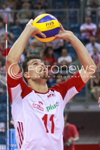  11.08.2017 KRAKOW (TAURON ARENA) <br />XV MEMORIAL HUBERTA JERZEGO WAGNERA <br />MECZ POLSKA - FRANCJA ( MATCH POLAND - FRANCE ) <br />N/Z FABIAN DRZYZGA SYLWETKA <br /> 