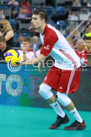 11.08.2017 KRAKOW (TAURON ARENA) <br />XV MEMORIAL HUBERTA JERZEGO WAGNERA <br />MECZ POLSKA - FRANCJA ( MATCH POLAND - FRANCE ) <br />N/Z FABIAN DRZYZGA SYLWETKA <br /> 
