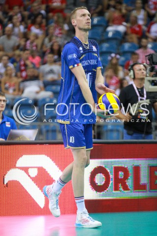  11.08.2017 KRAKOW (TAURON ARENA) <br />XV MEMORIAL HUBERTA JERZEGO WAGNERA <br />MECZ POLSKA - FRANCJA ( MATCH POLAND - FRANCE ) <br />N/Z KEVIN LE ROUX SYLWETKA <br /> 