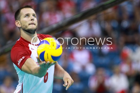  11.08.2017 KRAKOW (TAURON ARENA) <br />XV MEMORIAL HUBERTA JERZEGO WAGNERA <br />MECZ POLSKA - FRANCJA ( MATCH POLAND - FRANCE ) <br />N/Z BARTOSZ KUREK SYLWETKA <br /> 
