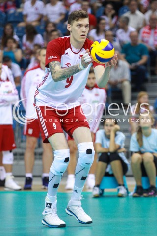  11.08.2017 KRAKOW (TAURON ARENA) <br />XV MEMORIAL HUBERTA JERZEGO WAGNERA <br />MECZ POLSKA - FRANCJA ( MATCH POLAND - FRANCE ) <br />N/Z BARTLOMIEJ LEMANSKI SYLWETKA <br /> 