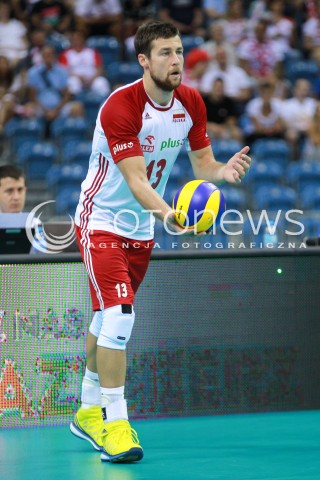  11.08.2017 KRAKOW (TAURON ARENA) <br />XV MEMORIAL HUBERTA JERZEGO WAGNERA <br />MECZ POLSKA - FRANCJA ( MATCH POLAND - FRANCE ) <br />N/Z MICHAL KUBIAK SYLWETKA <br /> 