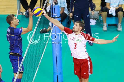  11.08.2017 KRAKOW (TAURON ARENA) <br />XV MEMORIAL HUBERTA JERZEGO WAGNERA <br />MECZ POLSKA - FRANCJA ( MATCH POLAND - FRANCE ) <br />N/Z DAWID KONARSKI TREVOR CLEVENOT <br /> 