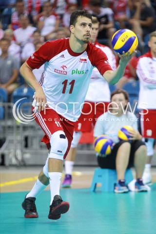  11.08.2017 KRAKOW (TAURON ARENA) <br />XV MEMORIAL HUBERTA JERZEGO WAGNERA <br />MECZ POLSKA - FRANCJA ( MATCH POLAND - FRANCE ) <br />N/Z FABIAN DRZYZGA SYLWETKA <br /> 