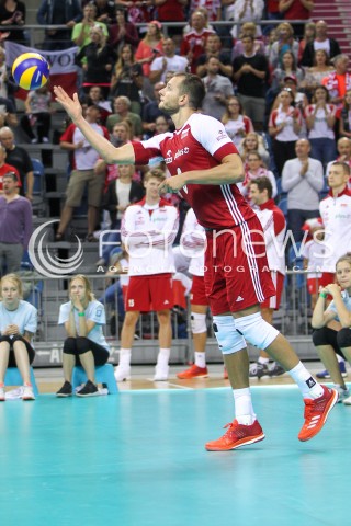  12.08.2017 KRAKOW (TAURON ARENA) <br />XV MEMORIAL HUBERTA JERZEGO WAGNERA <br />MECZ POLSKA - KANADA ( MATCH POLAND - CANADA ) <br />N/Z BARTOSZ KUREK SYLWETKA <br /> 