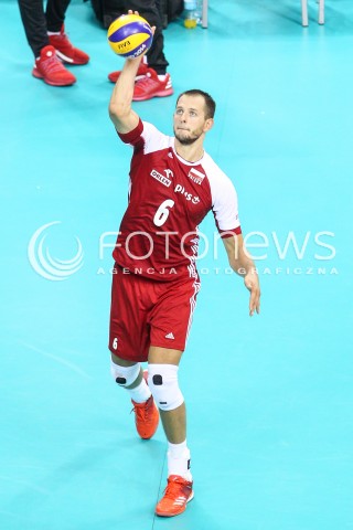  12.08.2017 KRAKOW (TAURON ARENA) <br />XV MEMORIAL HUBERTA JERZEGO WAGNERA <br />MECZ POLSKA - KANADA ( MATCH POLAND - CANADA ) <br />N/Z BARTOSZ KUREK SYLWETKA <br /> 