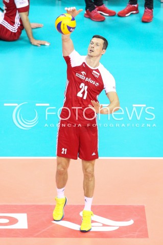  12.08.2017 KRAKOW (TAURON ARENA) <br />XV MEMORIAL HUBERTA JERZEGO WAGNERA <br />MECZ POLSKA - KANADA ( MATCH POLAND - CANADA ) <br />N/Z RAFAL BUSZEK SYLWETKA <br /> 