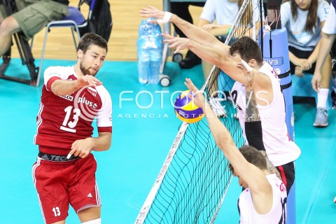  12.08.2017 KRAKOW (TAURON ARENA) <br />XV MEMORIAL HUBERTA JERZEGO WAGNERA <br />MECZ POLSKA - KANADA ( MATCH POLAND - CANADA ) <br />N/Z MICHAL KUBIAK <br /> 