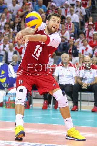  12.08.2017 KRAKOW (TAURON ARENA) <br />XV MEMORIAL HUBERTA JERZEGO WAGNERA <br />MECZ POLSKA - KANADA ( MATCH POLAND - CANADA ) <br />N/Z MICHAL KUBIAK SYLWETKA <br /> 