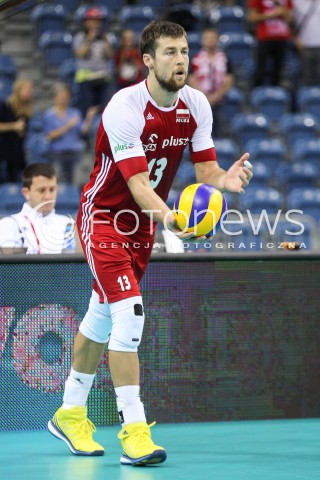  12.08.2017 KRAKOW (TAURON ARENA) <br />XV MEMORIAL HUBERTA JERZEGO WAGNERA <br />MECZ POLSKA - KANADA ( MATCH POLAND - CANADA ) <br />N/Z MICHAL KUBIAK SYLWETKA <br /> 