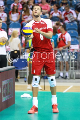  12.08.2017 KRAKOW (TAURON ARENA) <br />XV MEMORIAL HUBERTA JERZEGO WAGNERA <br />MECZ POLSKA - KANADA ( MATCH POLAND - CANADA ) <br />N/Z BARTOSZ KUREK SYLWETKA <br /> 