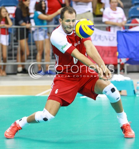  12.08.2017 KRAKOW (TAURON ARENA) <br />XV MEMORIAL HUBERTA JERZEGO WAGNERA <br />MECZ POLSKA - KANADA ( MATCH POLAND - CANADA ) <br />N/Z BARTOSZ KUREK SYLWETKA <br /> 