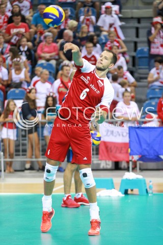  12.08.2017 KRAKOW (TAURON ARENA) <br />XV MEMORIAL HUBERTA JERZEGO WAGNERA <br />MECZ POLSKA - KANADA ( MATCH POLAND - CANADA ) <br />N/Z BARTOSZ KUREK SYLWETKA <br /> 