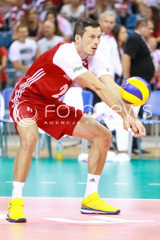  12.08.2017 KRAKOW (TAURON ARENA) <br />XV MEMORIAL HUBERTA JERZEGO WAGNERA <br />MECZ POLSKA - KANADA ( MATCH POLAND - CANADA ) <br />N/Z RAFAL BUSZEK SYLWETKA <br /> 