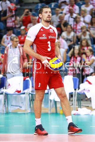  12.08.2017 KRAKOW (TAURON ARENA) <br />XV MEMORIAL HUBERTA JERZEGO WAGNERA <br />MECZ POLSKA - KANADA ( MATCH POLAND - CANADA ) <br />N/Z DAWID KONARSKI SYLWETKA <br /> 