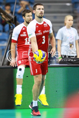  12.08.2017 KRAKOW (TAURON ARENA) <br />XV MEMORIAL HUBERTA JERZEGO WAGNERA <br />MECZ POLSKA - KANADA ( MATCH POLAND - CANADA ) <br />N/Z DAWID KONARSKI SYLWETKA <br /> 