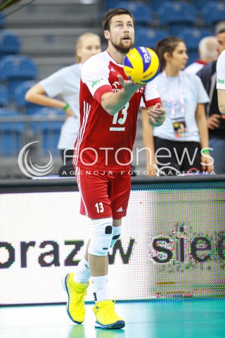  12.08.2017 KRAKOW (TAURON ARENA) <br />XV MEMORIAL HUBERTA JERZEGO WAGNERA <br />MECZ POLSKA - KANADA ( MATCH POLAND - CANADA ) <br />N/Z MICHAL KUBIAK SYLWETKA <br /> 