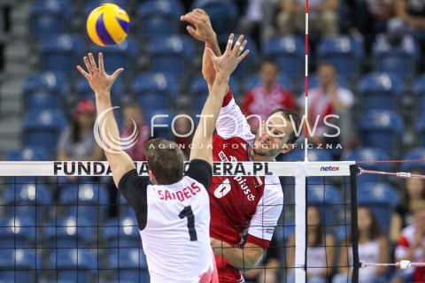  12.08.2017 KRAKOW (TAURON ARENA) <br />XV MEMORIAL HUBERTA JERZEGO WAGNERA <br />MECZ POLSKA - KANADA ( MATCH POLAND - CANADA ) <br />N/Z BARTOSZ KUREK <br /> 