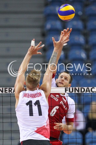  12.08.2017 KRAKOW (TAURON ARENA) <br />XV MEMORIAL HUBERTA JERZEGO WAGNERA <br />MECZ POLSKA - KANADA ( MATCH POLAND - CANADA ) <br />N/Z BARTOSZ KUREK <br /> 