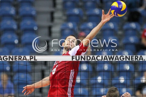  12.08.2017 KRAKOW (TAURON ARENA) <br />XV MEMORIAL HUBERTA JERZEGO WAGNERA <br />MECZ POLSKA - KANADA ( MATCH POLAND - CANADA ) <br />N/Z BARTOSZ KUREK SYLWETKA <br /> 