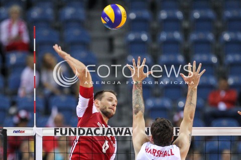  12.08.2017 KRAKOW (TAURON ARENA) <br />XV MEMORIAL HUBERTA JERZEGO WAGNERA <br />MECZ POLSKA - KANADA ( MATCH POLAND - CANADA ) <br />N/Z BARTOSZ KUREK <br /> 