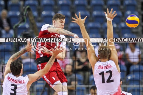  12.08.2017 KRAKOW (TAURON ARENA) <br />XV MEMORIAL HUBERTA JERZEGO WAGNERA <br />MECZ POLSKA - KANADA ( MATCH POLAND - CANADA ) <br />N/Z BARTLOMIEJ LEMANSKI <br /> 