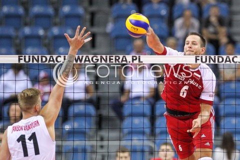  12.08.2017 KRAKOW (TAURON ARENA) <br />XV MEMORIAL HUBERTA JERZEGO WAGNERA <br />MECZ POLSKA - KANADA ( MATCH POLAND - CANADA ) <br />N/Z BARTOSZ KUREK <br /> 