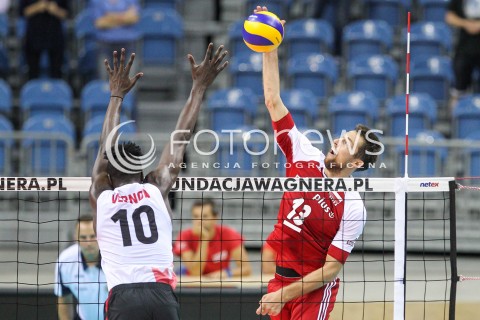  12.08.2017 KRAKOW (TAURON ARENA) <br />XV MEMORIAL HUBERTA JERZEGO WAGNERA <br />MECZ POLSKA - KANADA ( MATCH POLAND - CANADA ) <br />N/Z MICHAL KUBIAK <br /> 