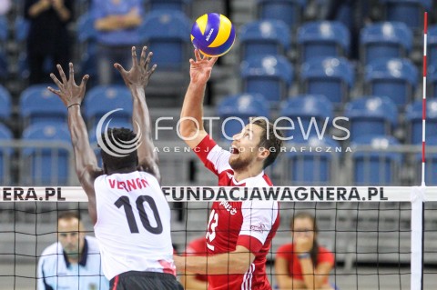  12.08.2017 KRAKOW (TAURON ARENA) <br />XV MEMORIAL HUBERTA JERZEGO WAGNERA <br />MECZ POLSKA - KANADA ( MATCH POLAND - CANADA ) <br />N/Z MICHAL KUBIAK <br /> 