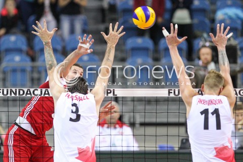  12.08.2017 KRAKOW (TAURON ARENA) <br />XV MEMORIAL HUBERTA JERZEGO WAGNERA <br />MECZ POLSKA - KANADA ( MATCH POLAND - CANADA ) <br />N/Z DAWID KONARSKI <br /> 