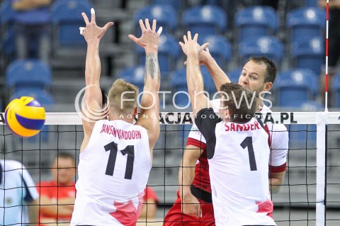  12.08.2017 KRAKOW (TAURON ARENA) <br />XV MEMORIAL HUBERTA JERZEGO WAGNERA <br />MECZ POLSKA - KANADA ( MATCH POLAND - CANADA ) <br />N/Z BARTOSZ KUREK <br /> 