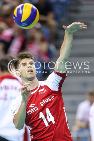  12.08.2017 KRAKOW (TAURON ARENA) <br />XV MEMORIAL HUBERTA JERZEGO WAGNERA <br />MECZ POLSKA - KANADA ( MATCH POLAND - CANADA ) <br />N/Z ALEKSANDER SLIWKA SYLWETKA <br /> 