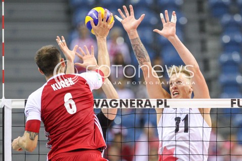  12.08.2017 KRAKOW (TAURON ARENA) <br />XV MEMORIAL HUBERTA JERZEGO WAGNERA <br />MECZ POLSKA - KANADA ( MATCH POLAND - CANADA ) <br />N/Z DANIEL JANSEN VANDOORN <br /> 