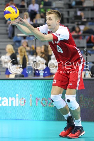  12.08.2017 KRAKOW (TAURON ARENA) <br />XV MEMORIAL HUBERTA JERZEGO WAGNERA <br />MECZ POLSKA - KANADA ( MATCH POLAND - CANADA ) <br />N/Z MATEUSZ BIENIEK SYLWETKA <br /> 