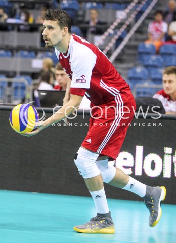  12.08.2017 KRAKOW (TAURON ARENA) <br />XV MEMORIAL HUBERTA JERZEGO WAGNERA <br />MECZ POLSKA - KANADA ( MATCH POLAND - CANADA ) <br />N/Z FABIAN DRZYZGA SYLWETKA <br /> 