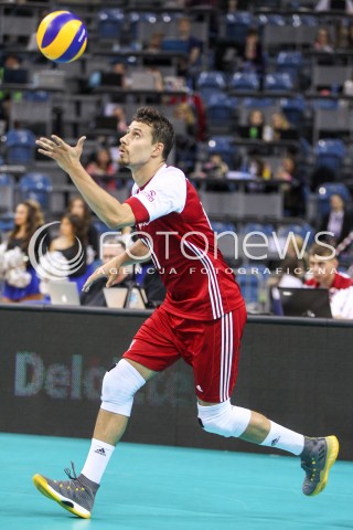  12.08.2017 KRAKOW (TAURON ARENA) <br />XV MEMORIAL HUBERTA JERZEGO WAGNERA <br />MECZ POLSKA - KANADA ( MATCH POLAND - CANADA ) <br />N/Z FABIAN DRZYZGA SYLWETKA <br /> 