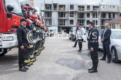  12.08.2017 GDANSK <br />ZEBRANIE SZTABU KRYZYSOWEGO W GDANSKU W SPRAWIE NAWALNIC W WOJEWODZTWIE POMORSKIM<br />N/Z BEATA SZYDLO PRZYBYLA NA SPOTKANIE SZTABU KRYZYSOWEGO DO POMORSKIEJ KOMENDY WOJEWODZKIEJ STRAZY POZARNEJ W GDANSKU<br /> 
