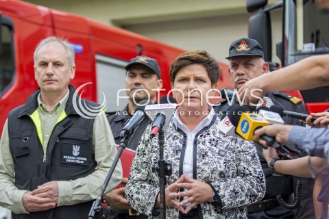  12.08.2017 GDANSK <br />ZEBRANIE SZTABU KRYZYSOWEGO W GDANSKU W SPRAWIE NAWALNIC W WOJEWODZTWIE POMORSKIM<br />N/Z BEATA SZYDLO DARIUSZ DRELICH TOMASZ KOMOSZYNSKI MAREK JASINSKI<br /> 