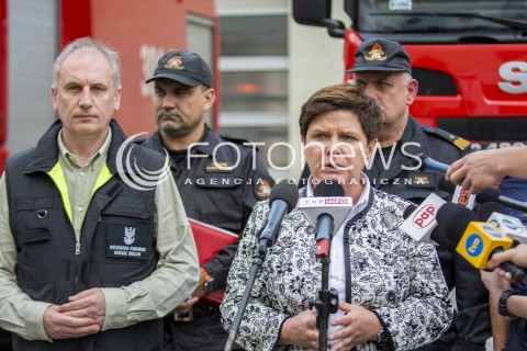  12.08.2017 GDANSK <br />ZEBRANIE SZTABU KRYZYSOWEGO W GDANSKU W SPRAWIE NAWALNIC W WOJEWODZTWIE POMORSKIM<br />N/Z BEATA SZYDLO DARIUSZ DRELICH TOMASZ KOMOSZYNSKI MAREK JASINSKI<br /> 