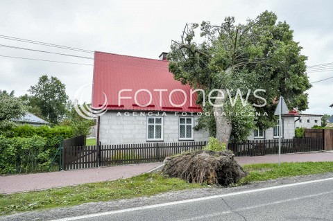  12.08.2017 POMORSKIE<br />SKUTKI NAWALNICY W WOJEWODZTWIE POMORSKIM MIEDZY KOSCIERZYNA A BYTOWEM<br /> 