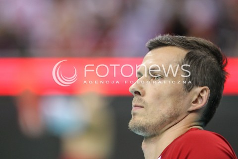  13.08.2017 KRAKOW (TAURON ARENA) <br />XV MEMORIAL HUBERTA JERZEGO WAGNERA <br />MECZ POLSKA - ROSJA ( MATCH POLAND - RUSSIA ) <br />N/Z RAFAL BUSZEK SYLWETKA <br /> 